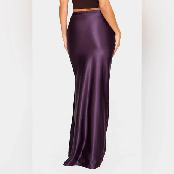Plum Maxi Skirt - Picture 3 of 5